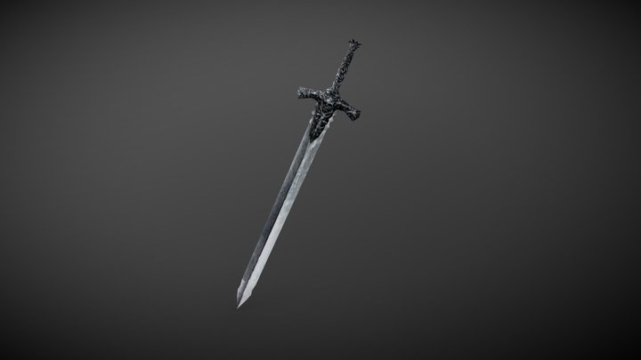 DMC2 Rebellion Dante's Sword 3D Model