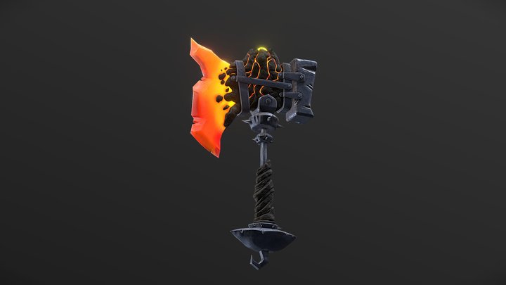Volcanic Axe 3D Model