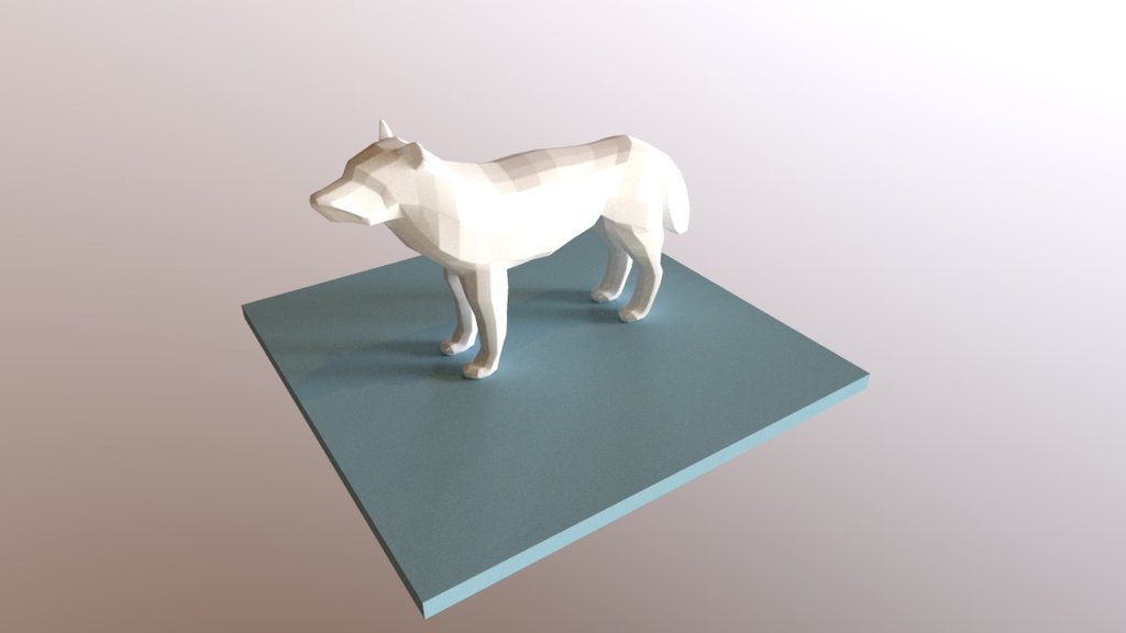 Low Poly Dog