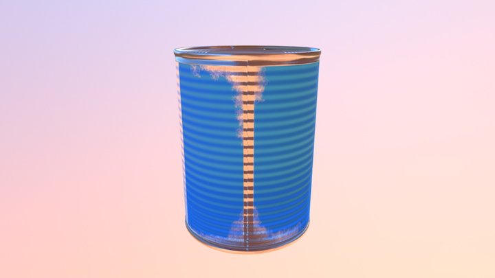 Aviation Fluids Can 3D Model
