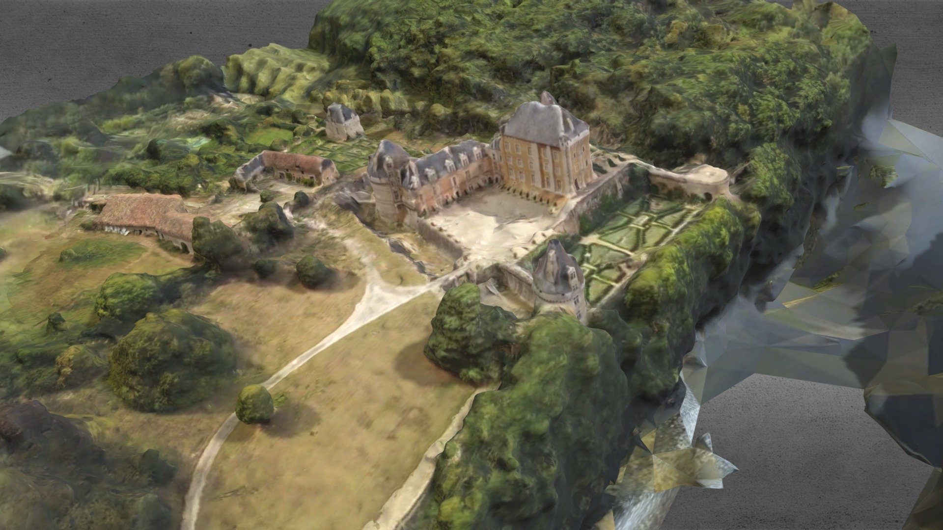 Château de Touffou, Bonnes, France.