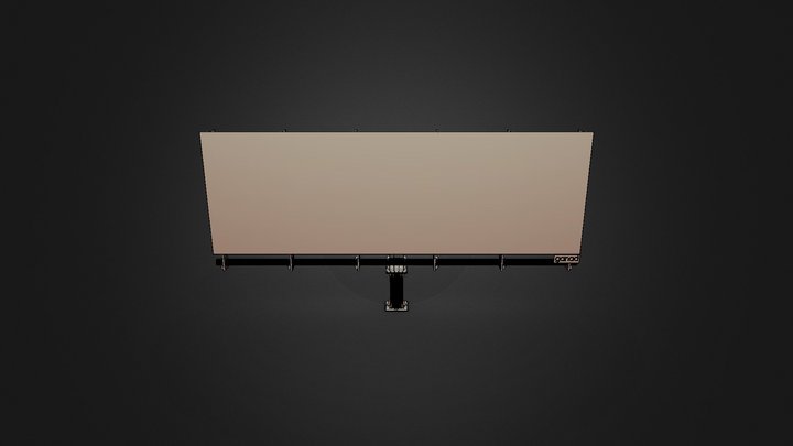 45'x15' Billboard (Short) 3D Model