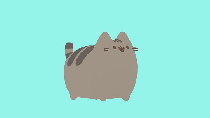 Pusheen 3D Model