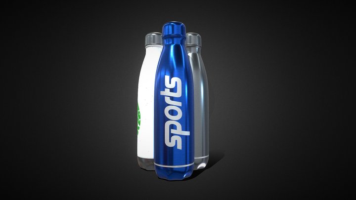 Water Bottle Collection 3D Model