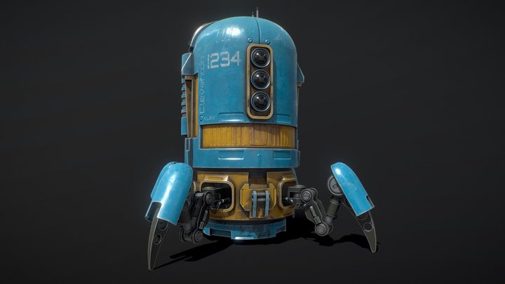 Cleventon Robot 3D Model