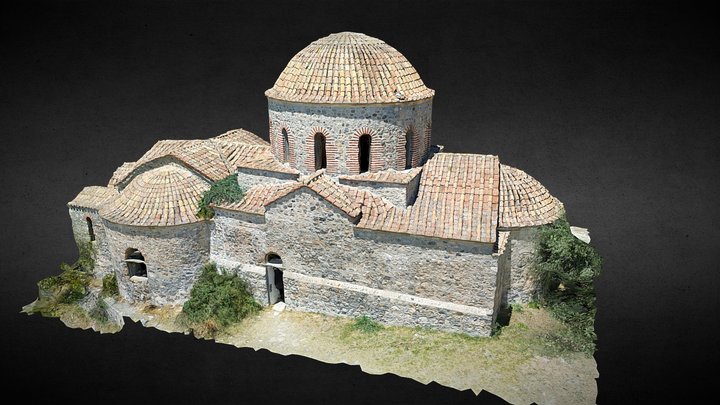 Panagia Apsinthiotissa Manastırı 3D Model