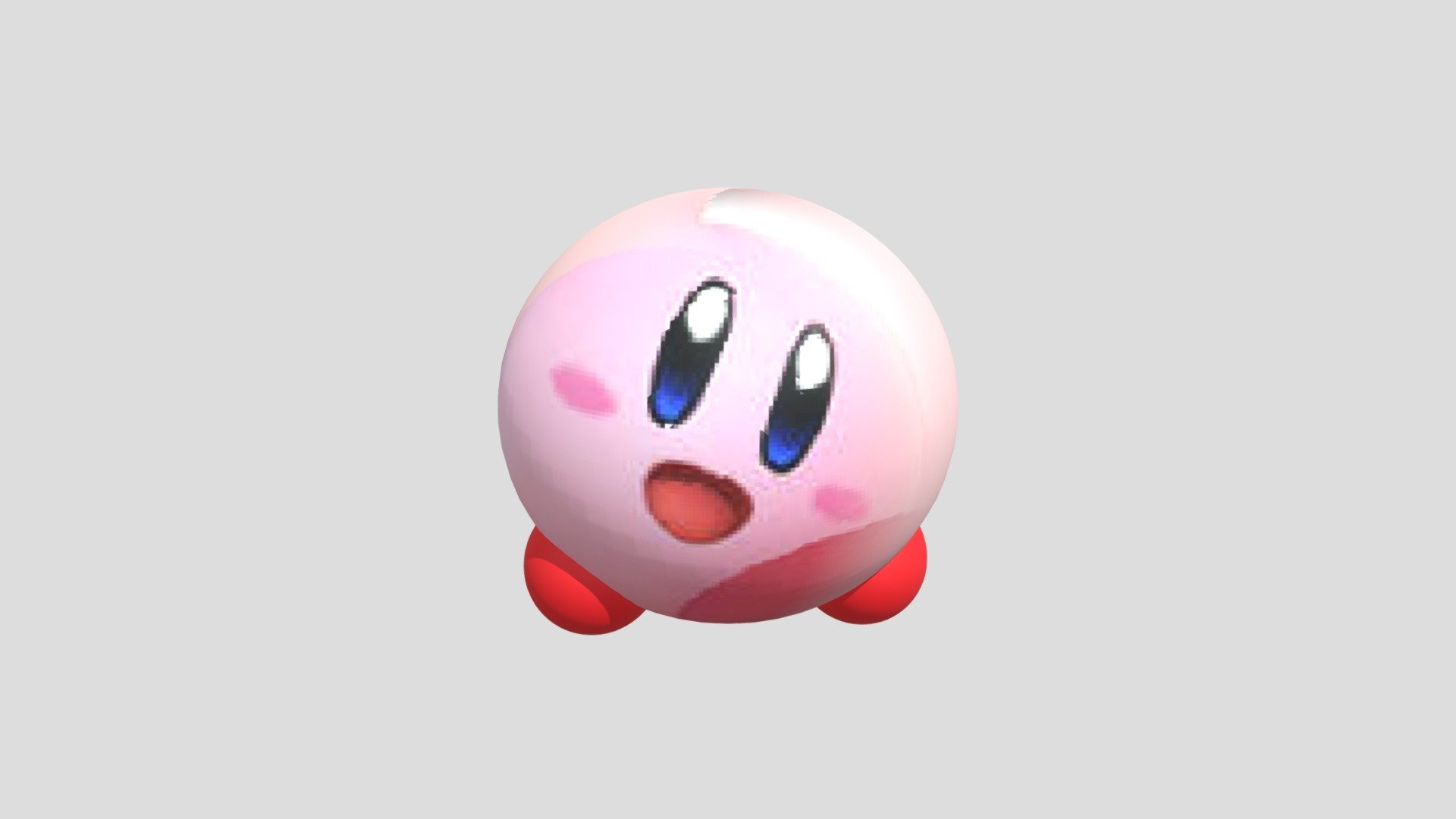 kirby! - Download Free 3D model by FEDDYFAZBARE [d1e76e5] - Sketchfab