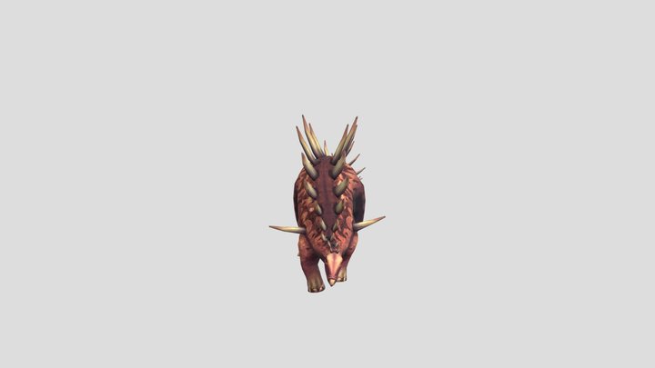 dino hunter deadly shore kentrosaurus 3D Model