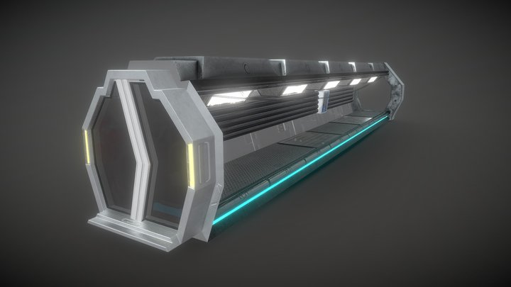 Scifi Corridor – Modèle 3D gratuit STL