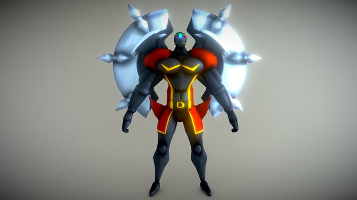 Destiny Hero - Celestial (Yugioh) 3D Model