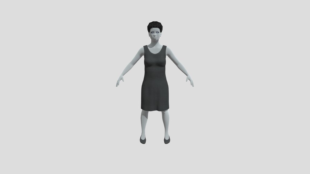 Imani Character Rigged