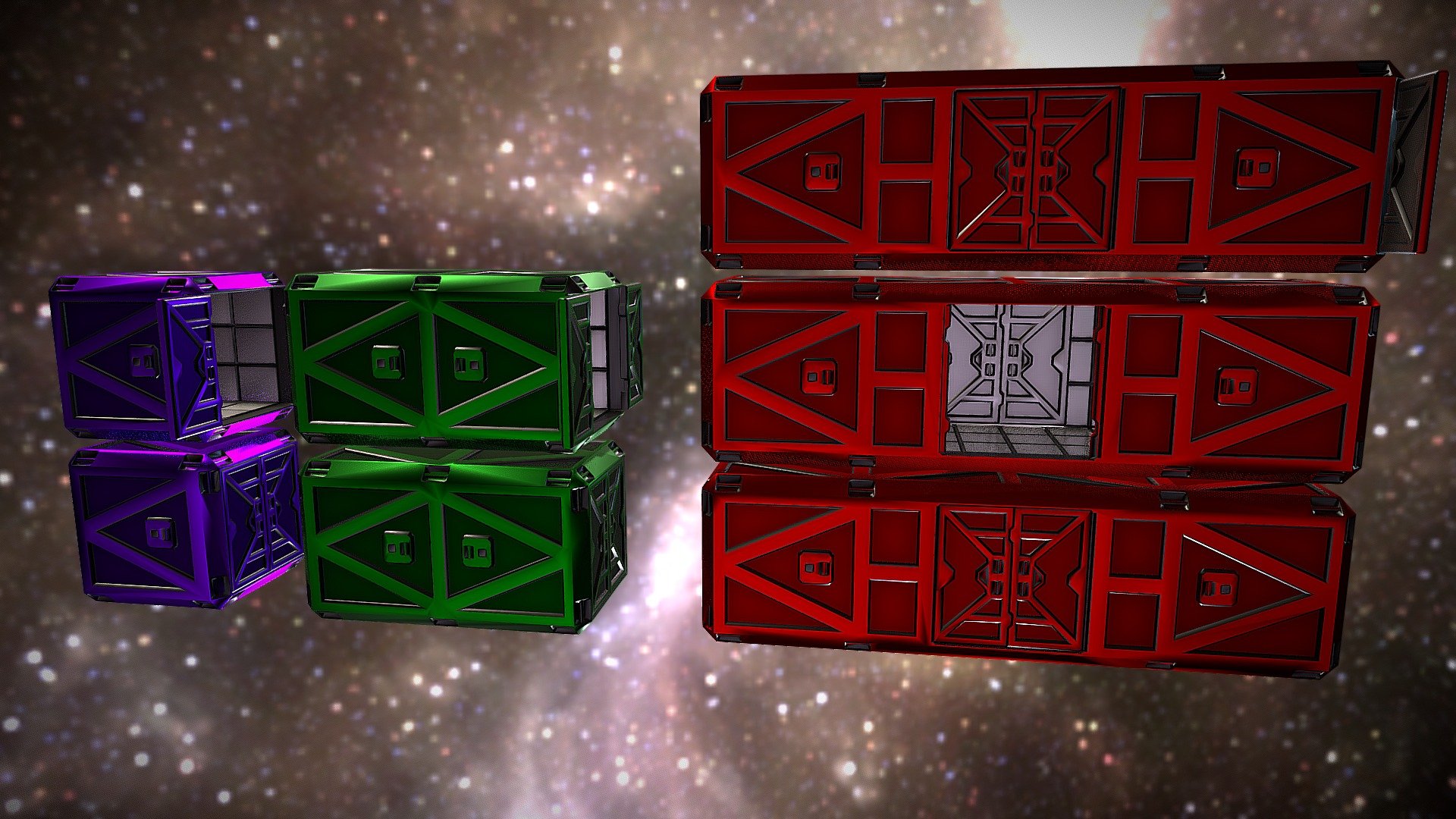 [STANDARDIZED SPACE CARGO CONTAINERS]