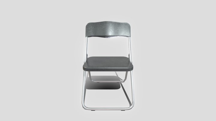 Steel Chair 3D Model