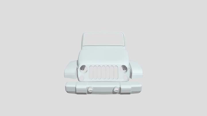 5.1 Le Jeep Wrangler Polys 3D Model