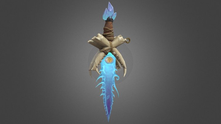 The Ethereal Sword - Crystal Version 3D Model