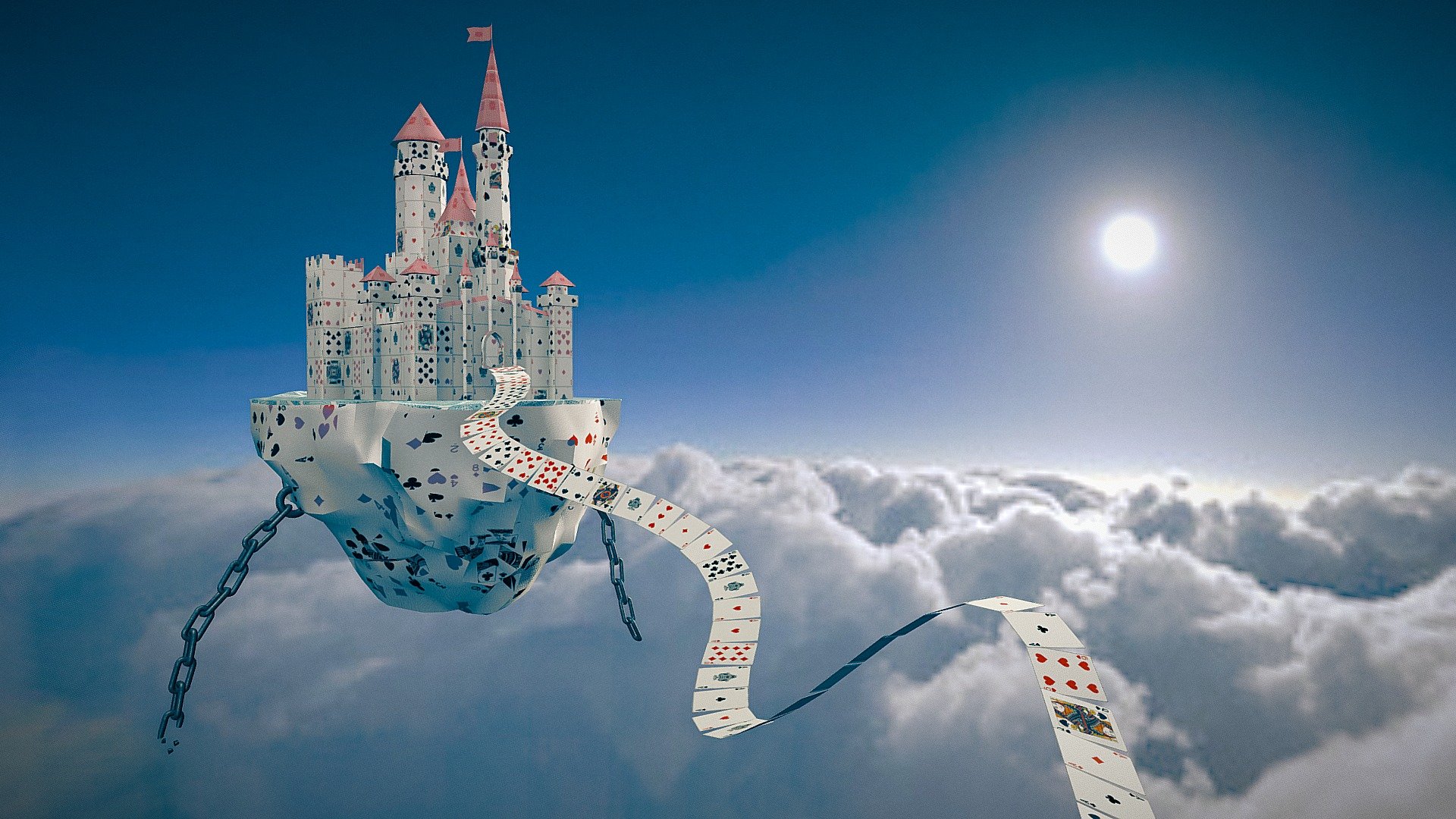 CardCastle b - 3D model by Mingzi Xie (@mingzixie) [d1eb0e9] - Sketchfab