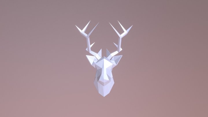 Deer Head 3D Model