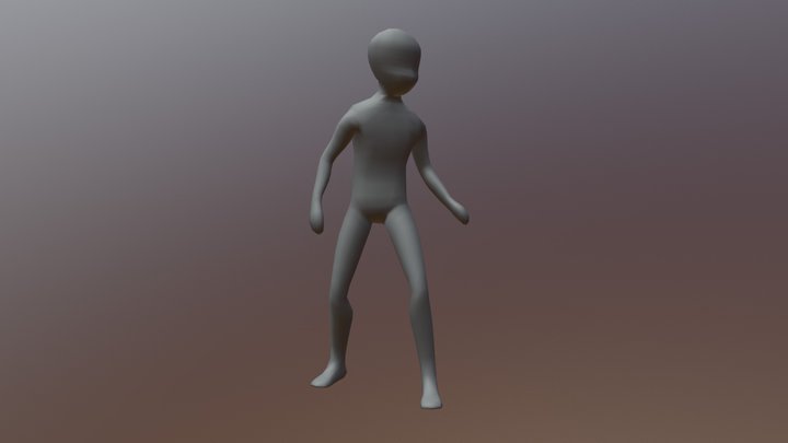 Simple Human 3D Model