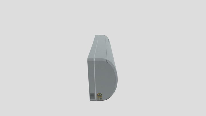 Split AC with textures - Game Asset 3D Model