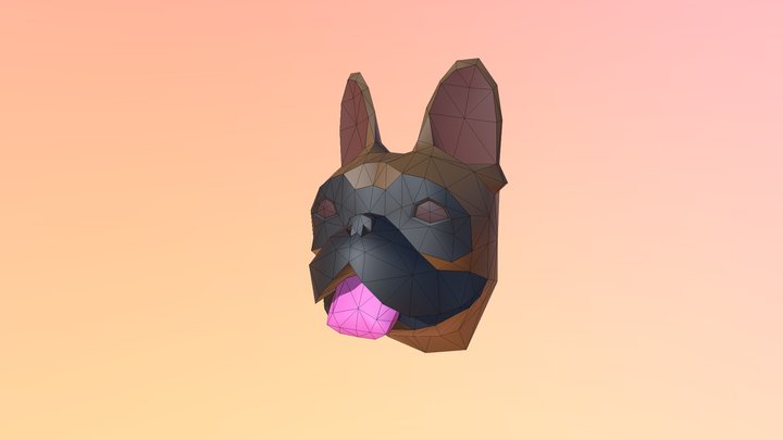 Bulldog Frances 3D Model