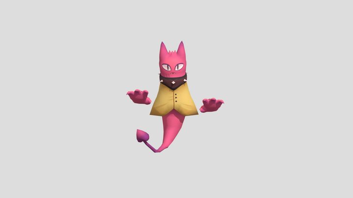 Little Toon Monster - Cute Devil - Evolution 2 3D Model