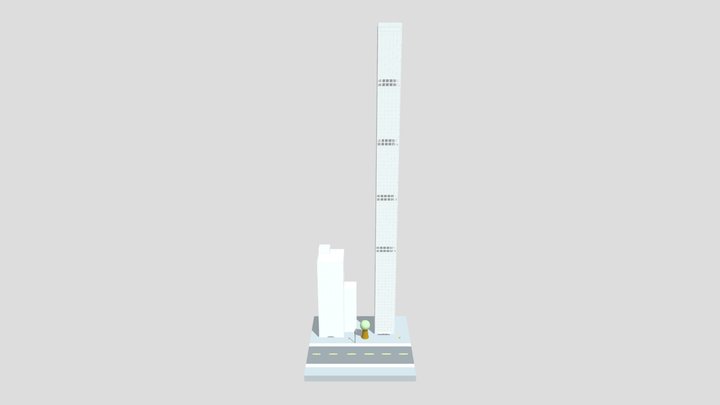 432 Park Avenue City Block by Nicky Nguyen 3D Model
