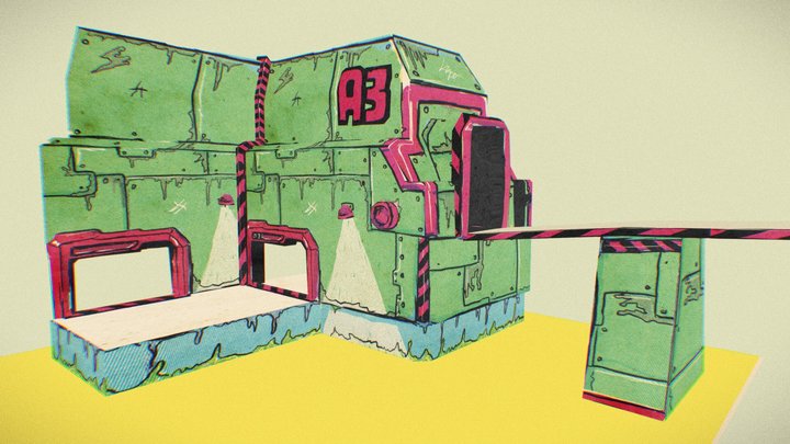 4 Colour Comic Factory – Free 3D Model STL