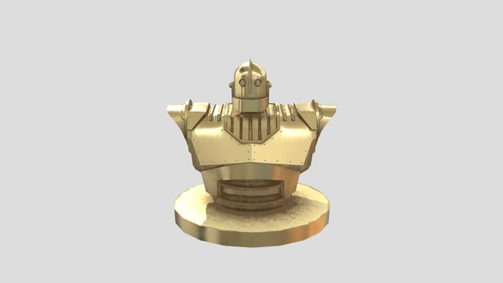 Iron Giant no arms 3D Model