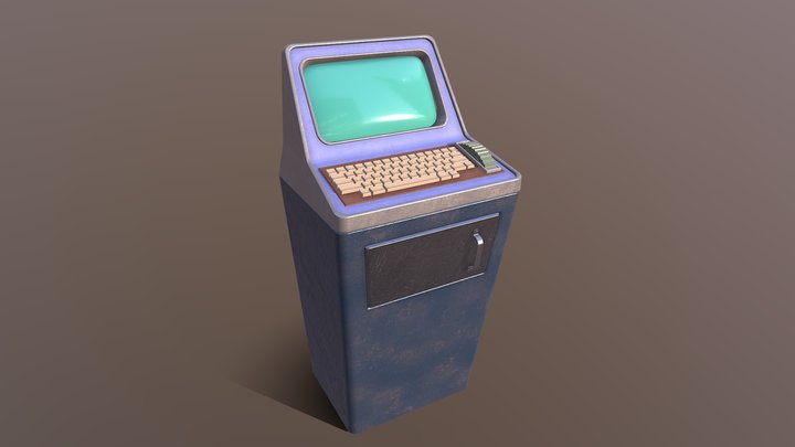 Computer Terminal 3D Model