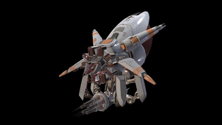 Blood medic robot 3D Model