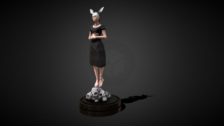 Rabbit Girl 3D Model