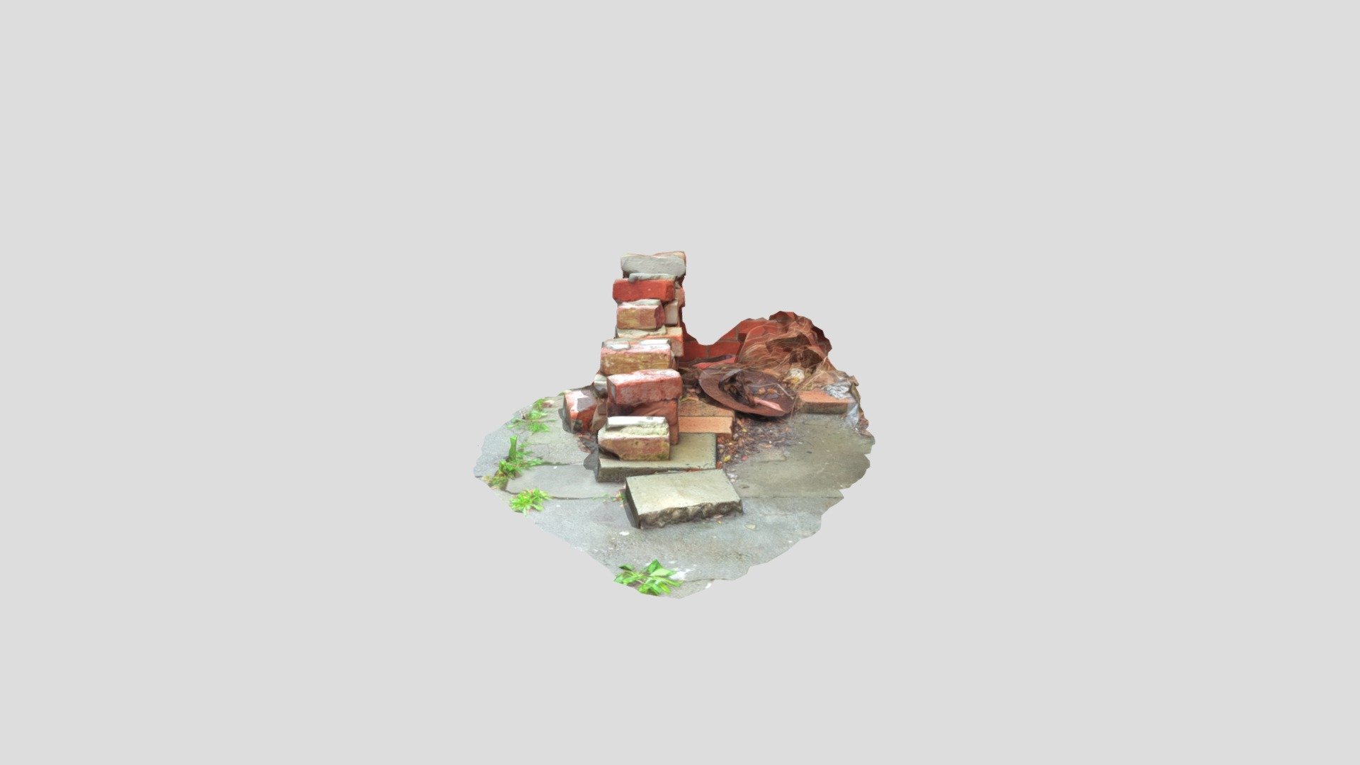 Small Red Brick Pile
