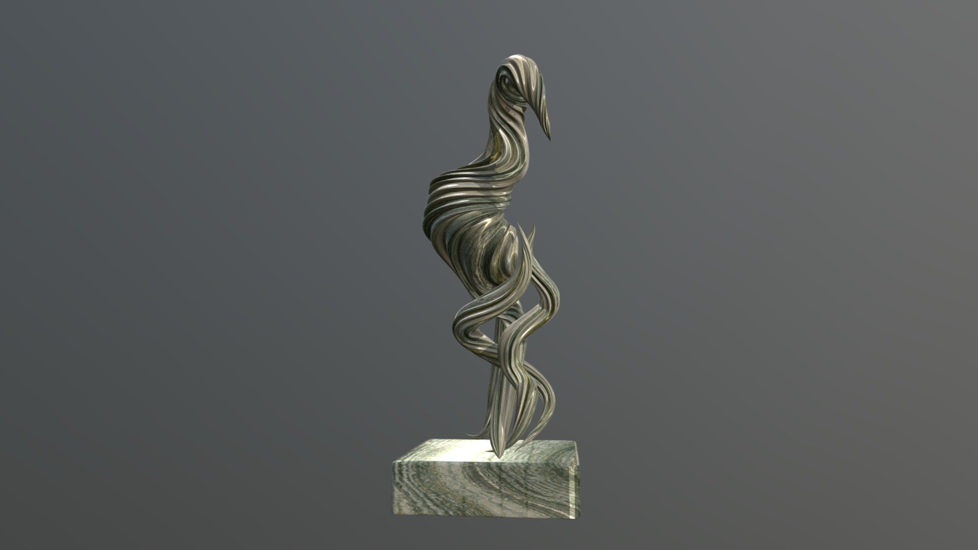 abstract animal statue (doekstandbeeld)