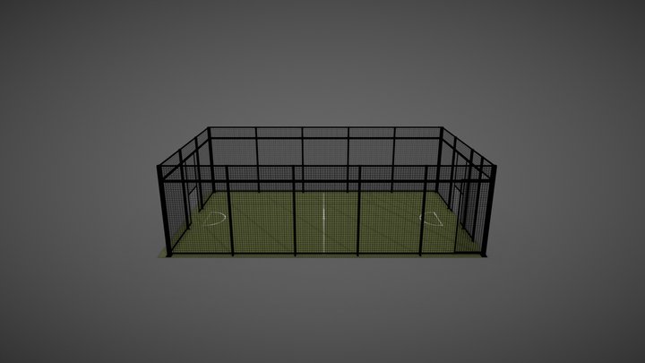 Soccer Cage 3D Model