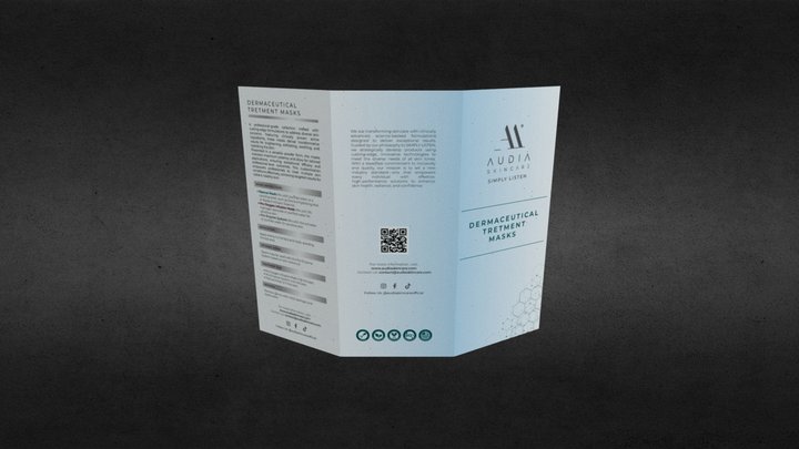 DERMACEUTICAL TRETMENT MASKS Brochure Preview 3D Model