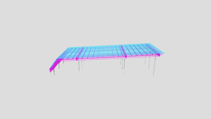 Car Park Padel Rev 1 3D Model