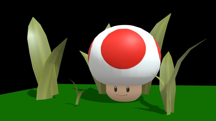 Toad - character texture practice 3D Model