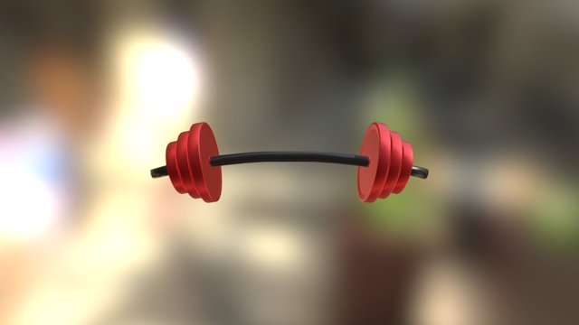 Barbell 3D Model