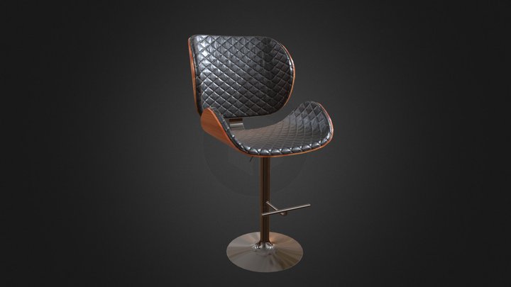 Stool Amsterdam 3D Model