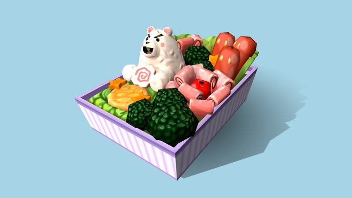 Bear Bento 3D Model