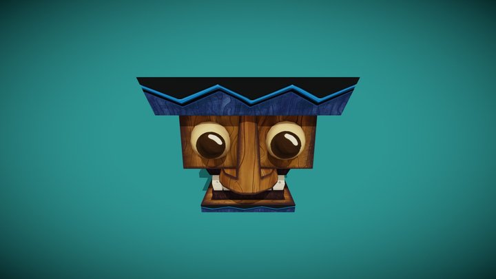 Bikini Bottom Tales- Wooden Tiki 3D Model