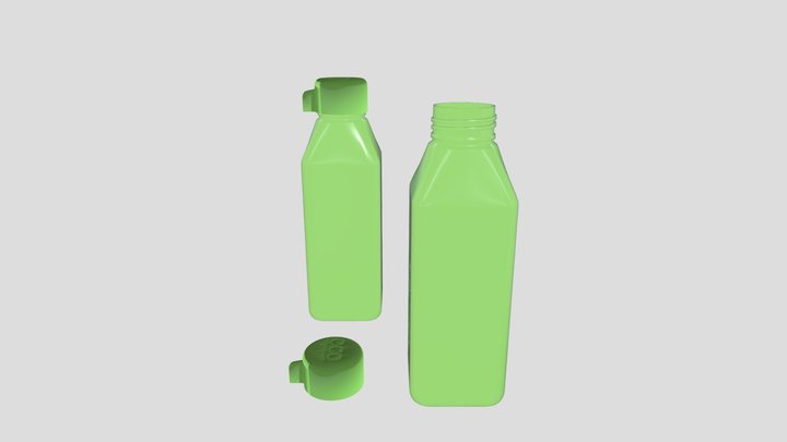 Botella Tupperware ECO 500 ml. 3D Model