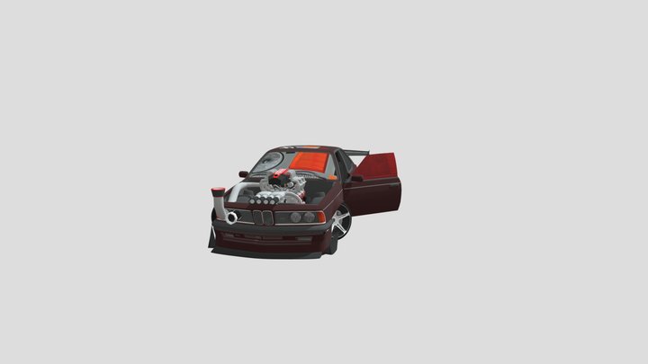 Bmw-modified-racing-car-bmw-m3-e30 3D Model