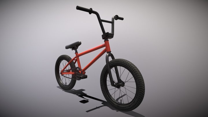 Freestyle BMX 3D model 3D Model