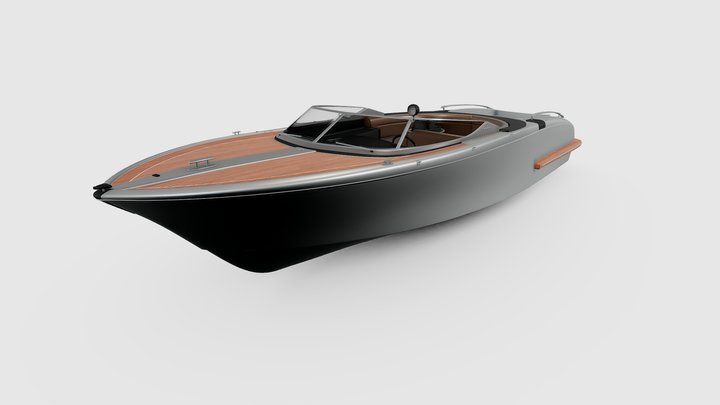 Riva Boat 3D Model