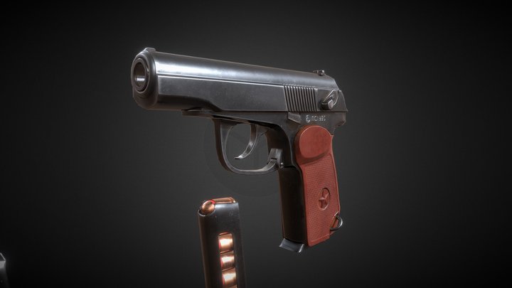 Makarov PM / Пистолет Макарова (Free) – Free 3D Model STL