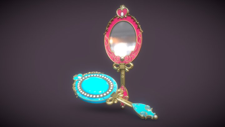 Sailor Moon Pearl Mirror 3D Model