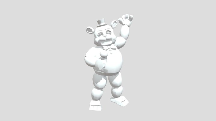 Retro Five Nights At Freddy's 2 3D Model