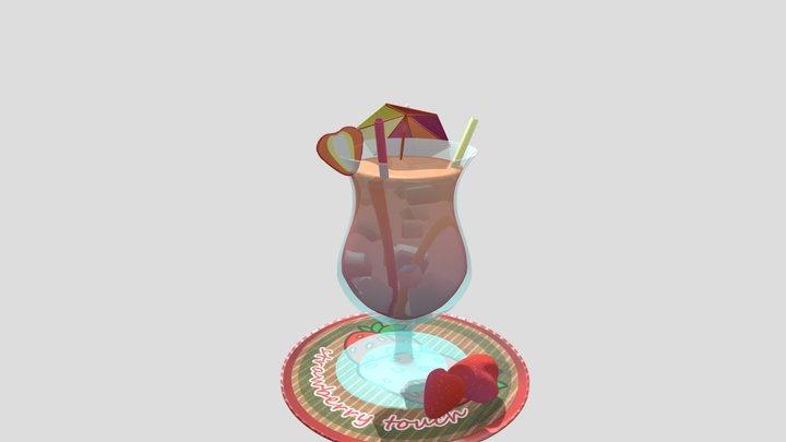 strawberry touch 3D Model