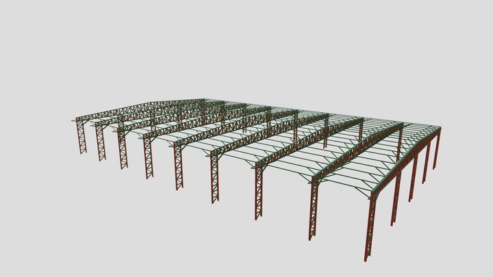 Quadra de Esportes 3D Model